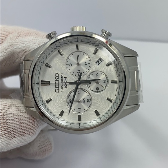 Seiko chronograph SS date quartz watch SSB221P1 - Picture 7 of 7